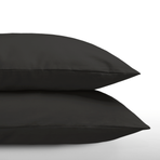 Zelesta Everyday Uni Taies d'oreiller Lot de 2 - Noir