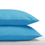Zelesta Everyday Uni Pillowcase Set Of 2 - Aqua Blue