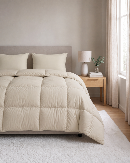 Zelesta Pure Uni Katoenen Kussensloop Set van 2 - Woestijnzand