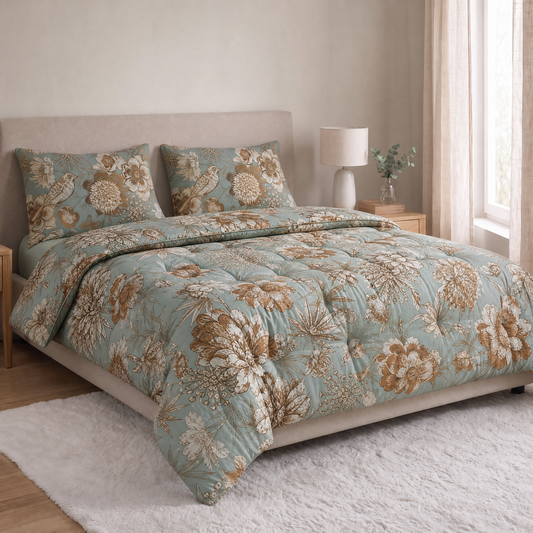 Zelesta Comfort Design Kussensloop Set Van 2 - Botanic Chic