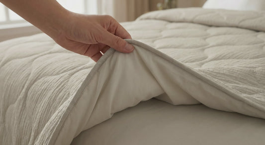 Zelesta Special Seersucker Kussensloop Set van 2 - Amandelmelk Beige