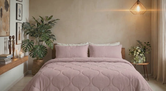 Zelesta Special Muslin Kussensloop Set Van 2 - Zacht Roze