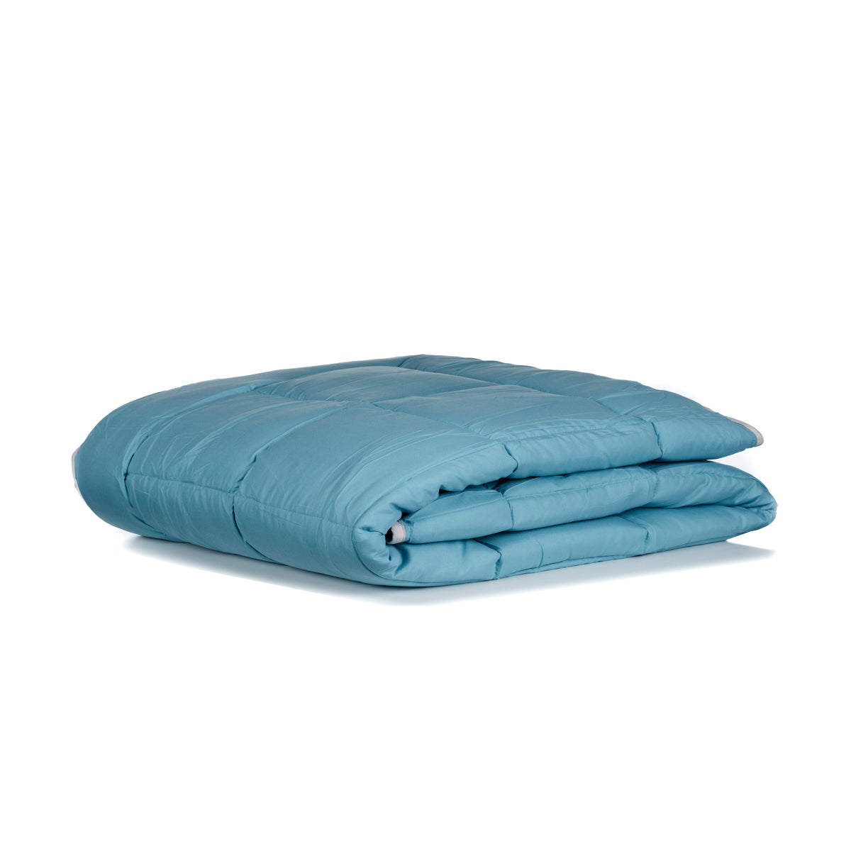 Zelesta Everyday Duo Summer Duvet - Light Grey & Sea Green